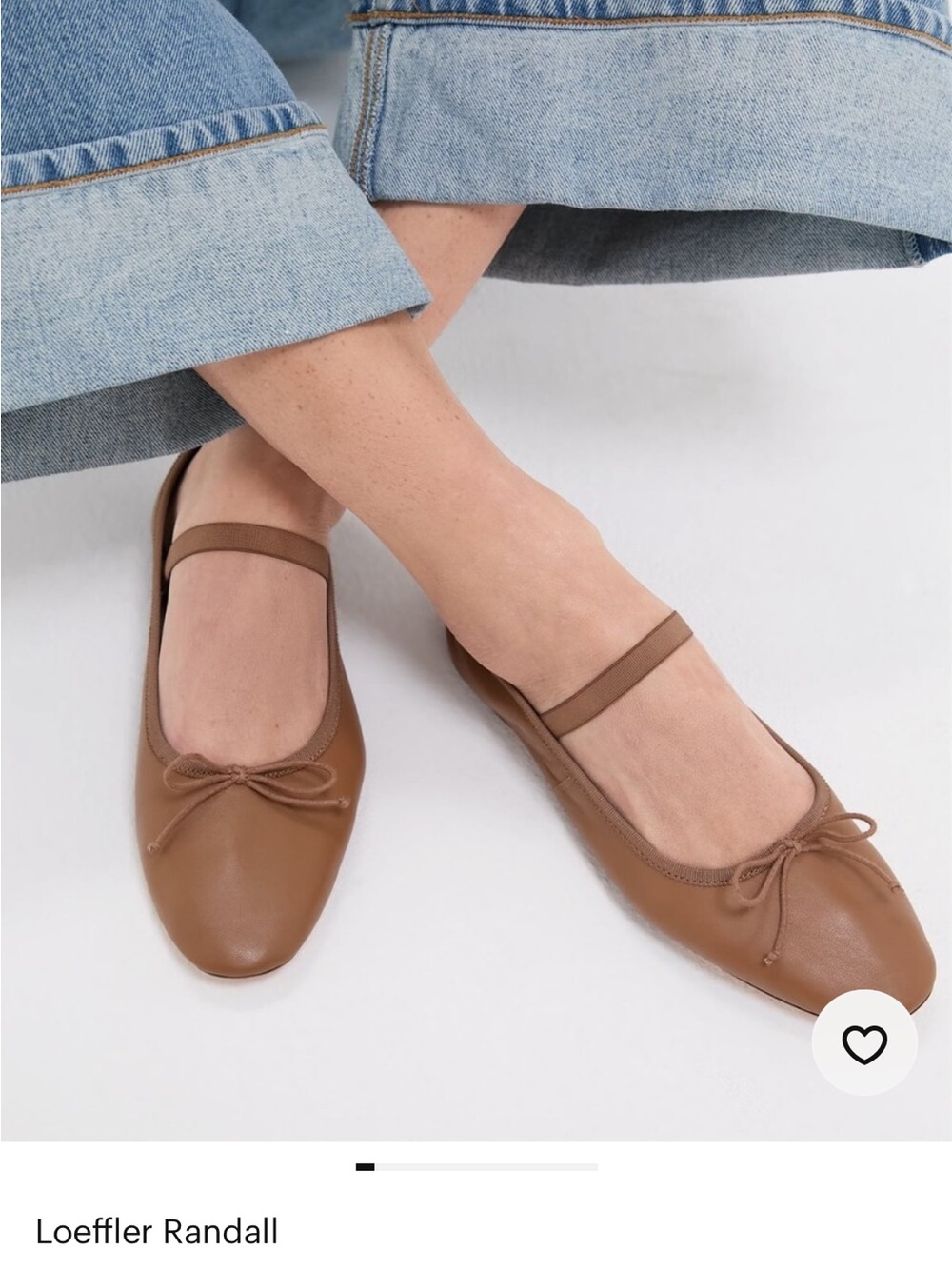 Loeffler Randall Ballet Flat in Safari Brown size 8.5 - Picture 2 of 11